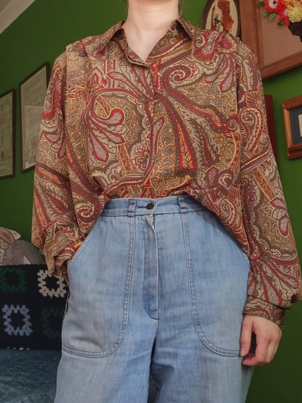 Vintage 80s Blouse